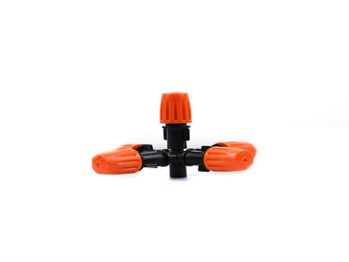 Five outlet atomization nozzle