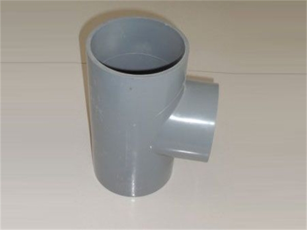 PVC straight tee