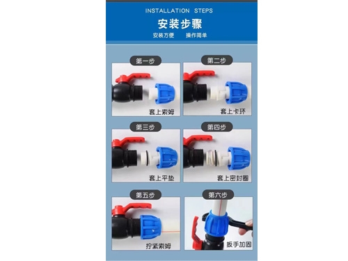 Installation method for quick connect pipe fittings